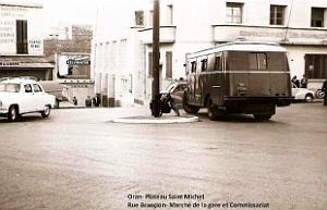 Oran - Rue Brancion - Marche Gare et Commissariat
